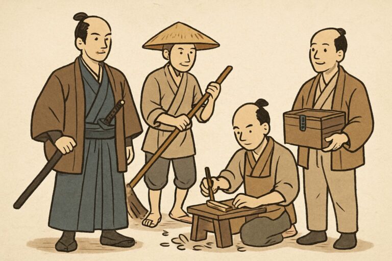 江戸時代の身分制度とは?今で言うと何?士農工商と穢多・非人までわかりやすく解説【図解】 | Time Wisdom(タイム・ウィズダム)