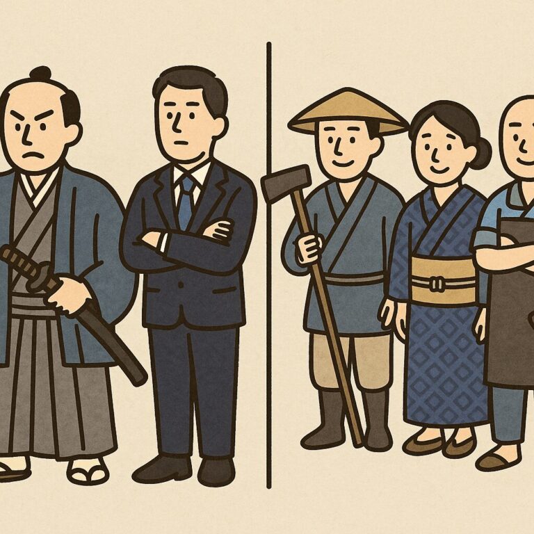 江戸時代の身分制度とは?今で言うと何?士農工商と穢多・非人までわかりやすく解説【図解】 | Time Wisdom(タイム・ウィズダム)